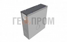 пескоуловитель бетонный super dn100 h=550 с решеткой чугунной вч (комплект) кл. c250
