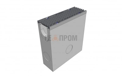 пескоуловитель бетонный super dn100 h=550 с решеткой чугунной вч (комплект) кл. c250
